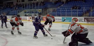 Melville Mils split series against Yorkton Terriers