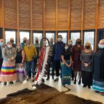 Indigenous lodge where grandchildren are at the centre
