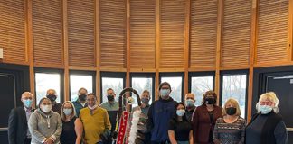 Indigenous lodge where grandchildren are at the centre