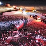 Icy patch causes five semi pile-up on Highway 1