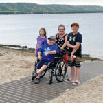 Newly installed access mat at Bird’s Point