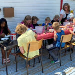 Children learn about their community’s past