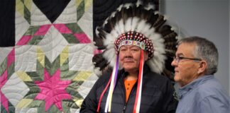 Star Blanket restored to prominence in Fort council chamber
