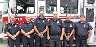 Six Kipling volunteer firefighters honoured