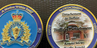 Former area resident designs coin to support RCMP and veterans