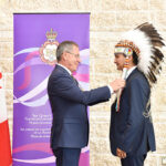 Platinum Jubilee Medal presented to Chief Delorme