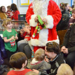 Santa makes an appearance in town