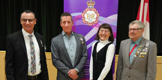 Volunteers honored with Jubilee Medal