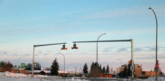 New crosswalk lights installed on Highway #10