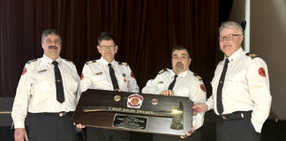 Stockholm Fire Department honours retired Fire Chief Arley Duchek
