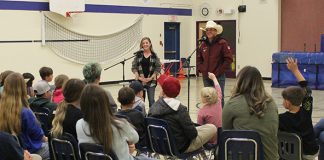 Students absorb wisdom from Olympian and Rodeo Professional