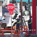 City replaces downtown street lights with stop signs