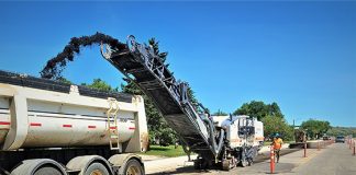 Pavement being removed and restored in Fort Qu’Appelle