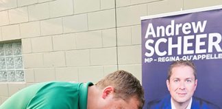 Scheer criticizes PM Trudeau during Fort Qu’Appelle stop
