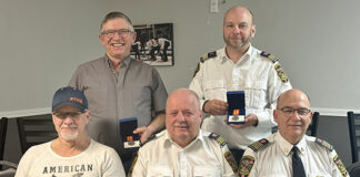 Firefighters receive Governor General’s Exemplary Service Award