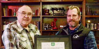 Lorne Scott is recognized by Ducks Unlimited