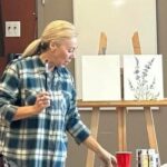 Kipling residents take part in painting session with musician Eli Barsi