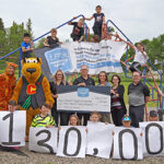 Borderland Co-op presents $130,000 to new playground