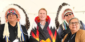 Minister Miller honoured by Standing Buffalo First Nation