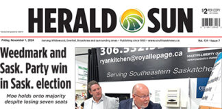 Whitewood-Grenfell Herald-Sun – November 1, 2024