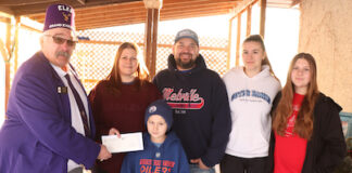 $5,000 donation made to Hollinger’s from Esterhazy Elks