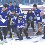 City hosts road hockey game between kids and Mils