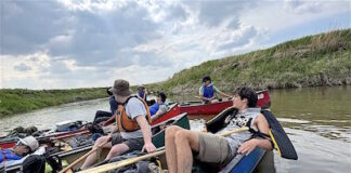 Four-day canoe river adventure