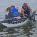 Sailing into summer in a boat made of wood and duck tape