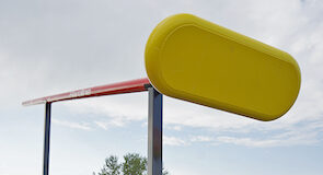 World’s largest curling broom greets visitors