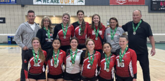 Kipling senior girls volleyball team strikes tournament gold