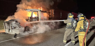 Firefighters face marathon night of highway calls