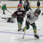 Kids at hockey camp