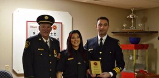 Firefighters honoured for dedicated service