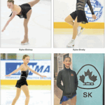 Four skaters from the area taking part in Sask. Winter Games