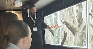 Tour for Humanity bus brings Holocaust presentation