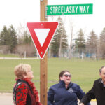 Streelasky honoured with street renaming