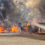 Busy stretch for firefighters across region with fires and collisions