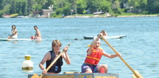 Boat-builders brave the heat for Plywood Regatta