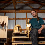 Young woodworker brings ideas to life