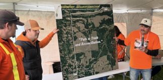 Walking path follows historic route toward truth & reconciliation