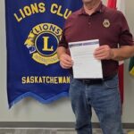 Mike Warner honoured for 50 years as a Lions Club member