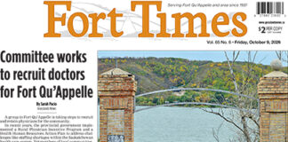 Fort Qu’Appelle Times – October 9, 2026