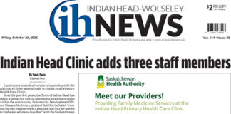 Indian Head-Wolseley News – October 23, 2026